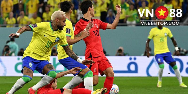 Brazil vs Hàn Quốc cống hiến 5 bàn thắng