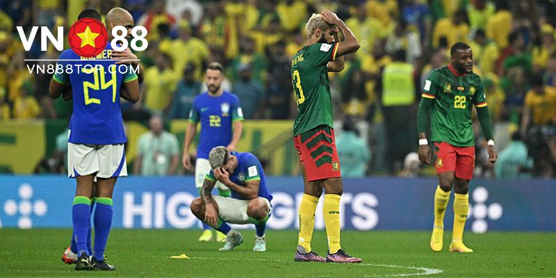 Cameroon vs Brazil đã có trận đấu đầy cảm xúc