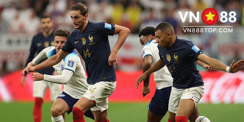 Chung kết sớm Anh vs Pháp vô cùng mãn nhãn