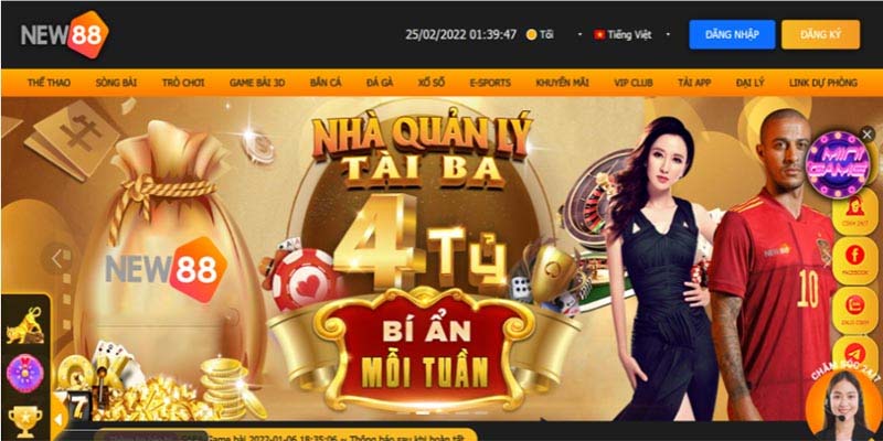 Tìm hiểu những thông tin tổng quan về nhà cái NEW88