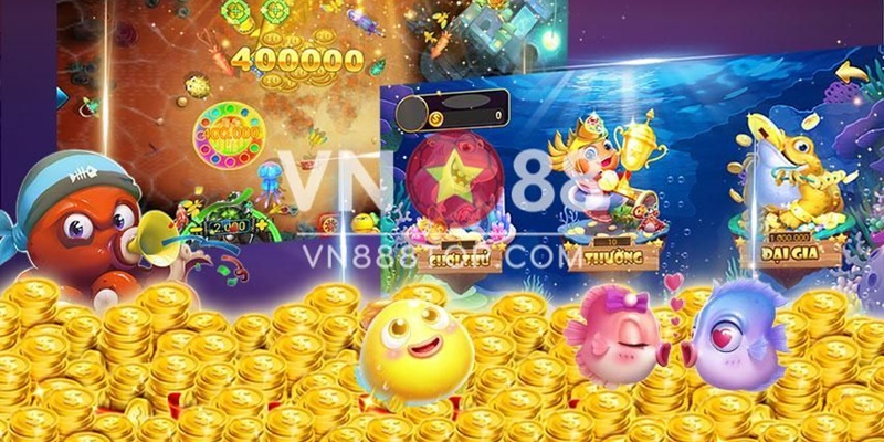 Giao diện Bắn cá VN88 vô cùng bắt mắt