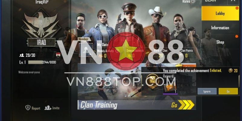 Cách tham gia vào một Clan được tạo sẵn