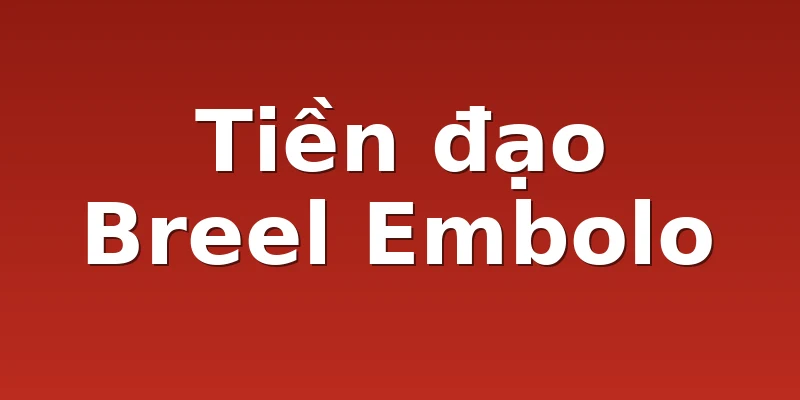 Tiền đạo Breel Embolo
