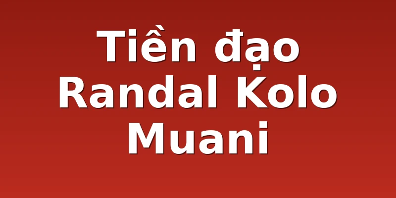 Tiền đạo Randal Kolo Muani
